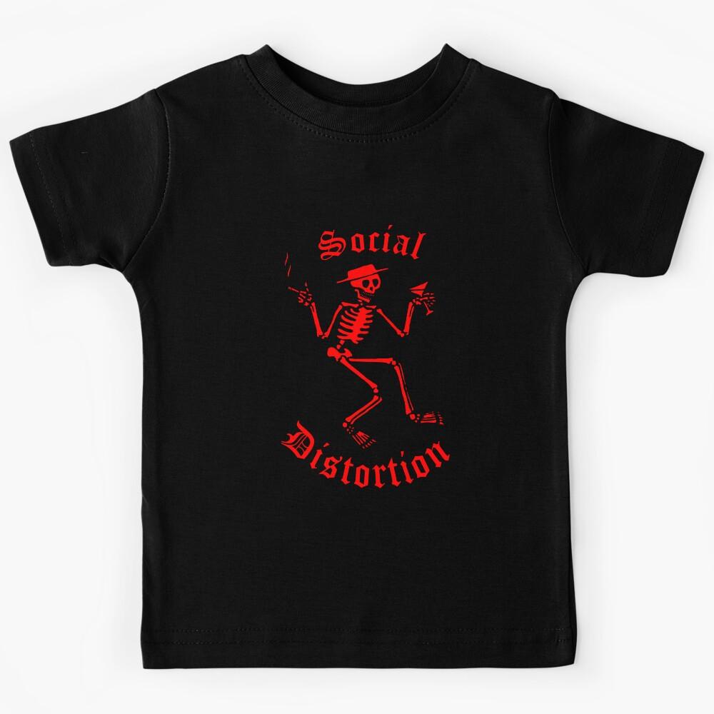 American Social Punk Band Rock Skull Kids T-Shirt