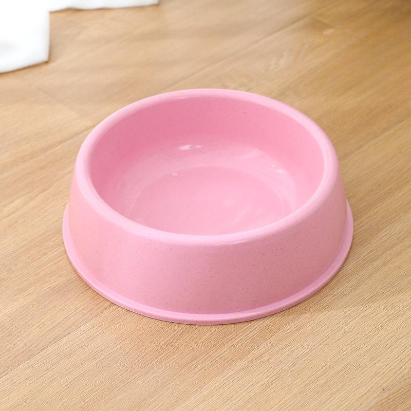 Утолщенная, Круглоротая, Из пшеничной соломы, Одинарная миска для кошек, Нескользящая и Прочная, Миска для корма для собак