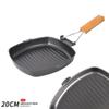 Grill Pan Steak Pan Frying Pan Handle Detachable Induction Non Stick Coating