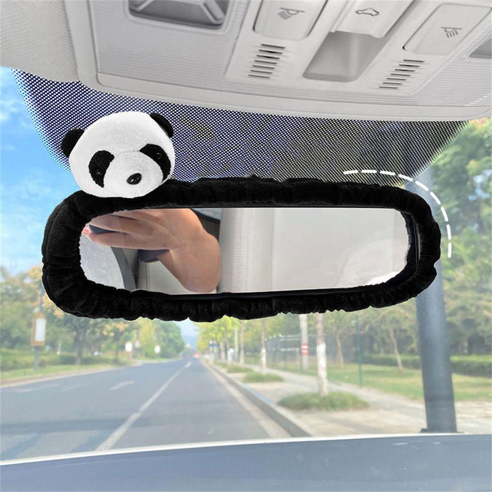 Чехол для автомобиля, чехол для переключения передач, кукла-панда, чехол для зеркала заднего вида, автомобильный Стайлинг
