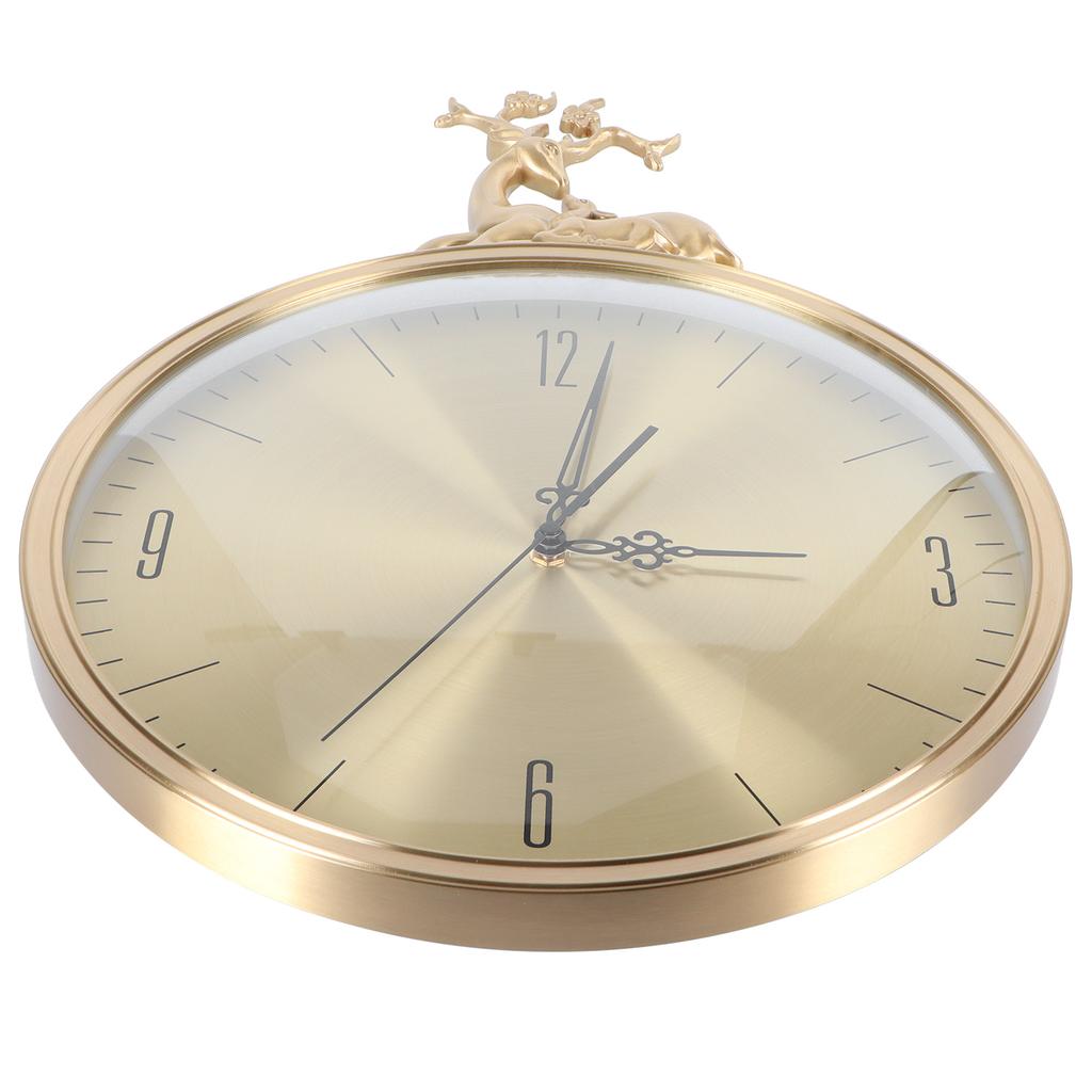 Китайский стиль простые бесшумные маятниковые часы современные настенные часы для украшения гостиной дома