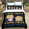 Lankybox Foxy Boxy Милый Комплект Постельного Белья Пододеяльник Одеяло Роскошный Подарок на День Рождения Изысканные Постельные Принадлежности