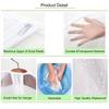 5pcs/set Transparent Clothing Covers Garment Suit Dress Jacket Clothes Coat Dustproof Cover Protector Travel Bag Dust Cover