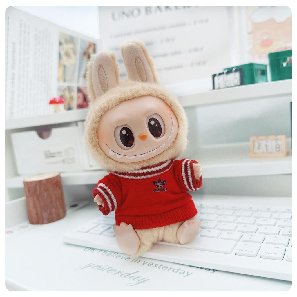 17см Виниловый брелок-кукла Лабубу: Коллекция одежды-сюрпризов первого и второго поколения