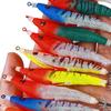 10.7CM/6.5G Бионическая приманка в виде креветки с крючком для ловли кальмара, светящаяся в темноте, реалистичная искусственная приманка для соленой и пресной воды
