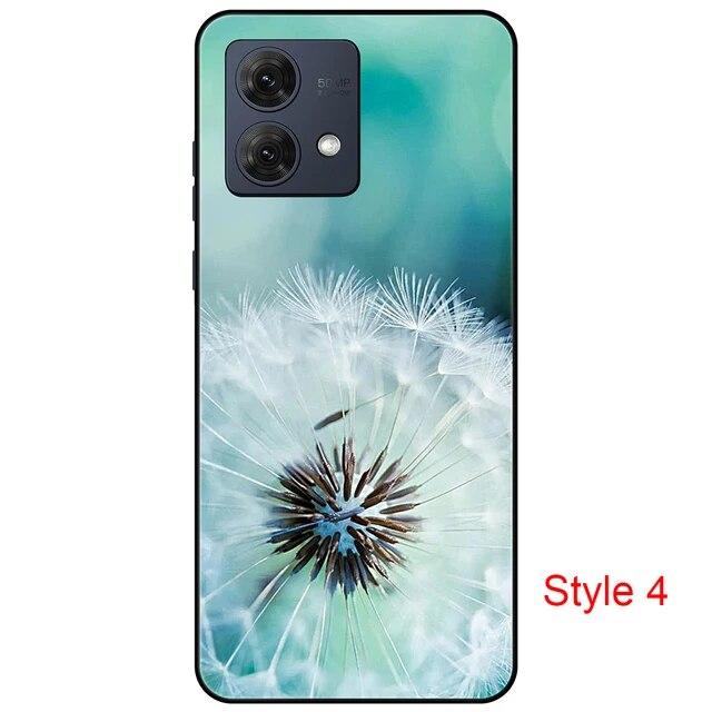 Чехол для Motorola Moto G84 MotoG84, черная задняя крышка, чехол 6,5 дюйма, противоударный мягкий бампер, противоскользящий прочный ТПУ, полная защита