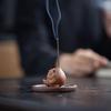 Счастливый Мини-Жаба Золотая Песочная Линия Аромалампа, Внутреннее Сиденье-Вставка Zen Чайный Столик Настольный Ароматерапевтический Аромалампа Орнамент