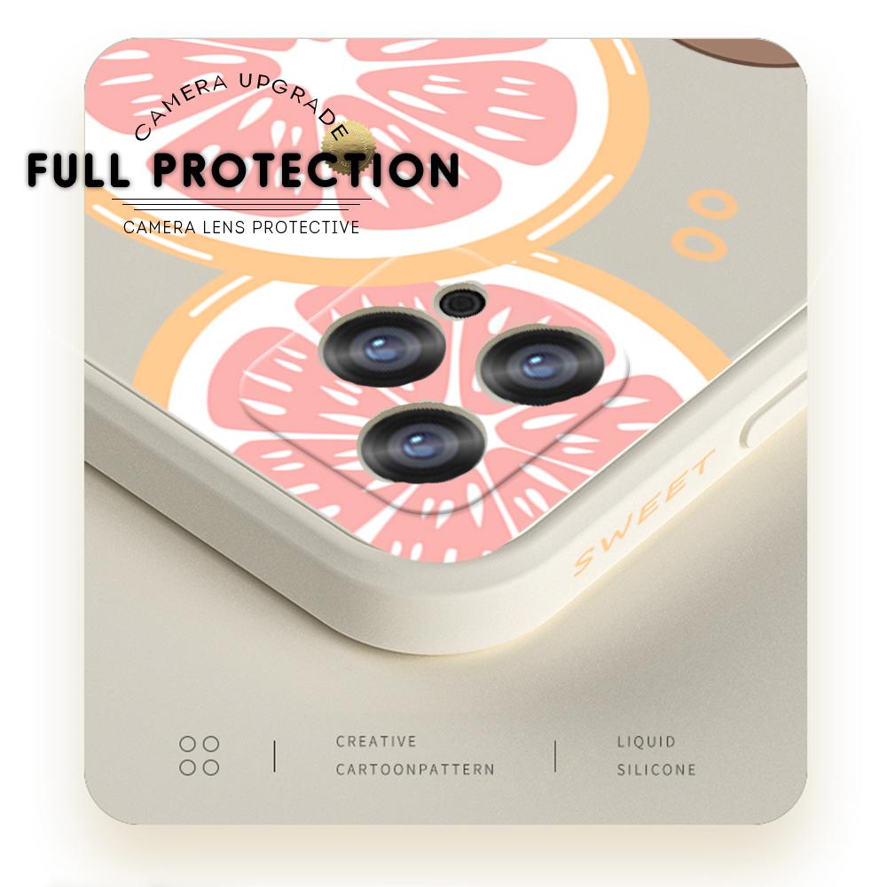 Чехол для телефона с мультяшным красочным узором и квадратным жидким силиконом TPU с полным покрытием для камеры, противоударный защитный чехол для OPPO Reno Realme