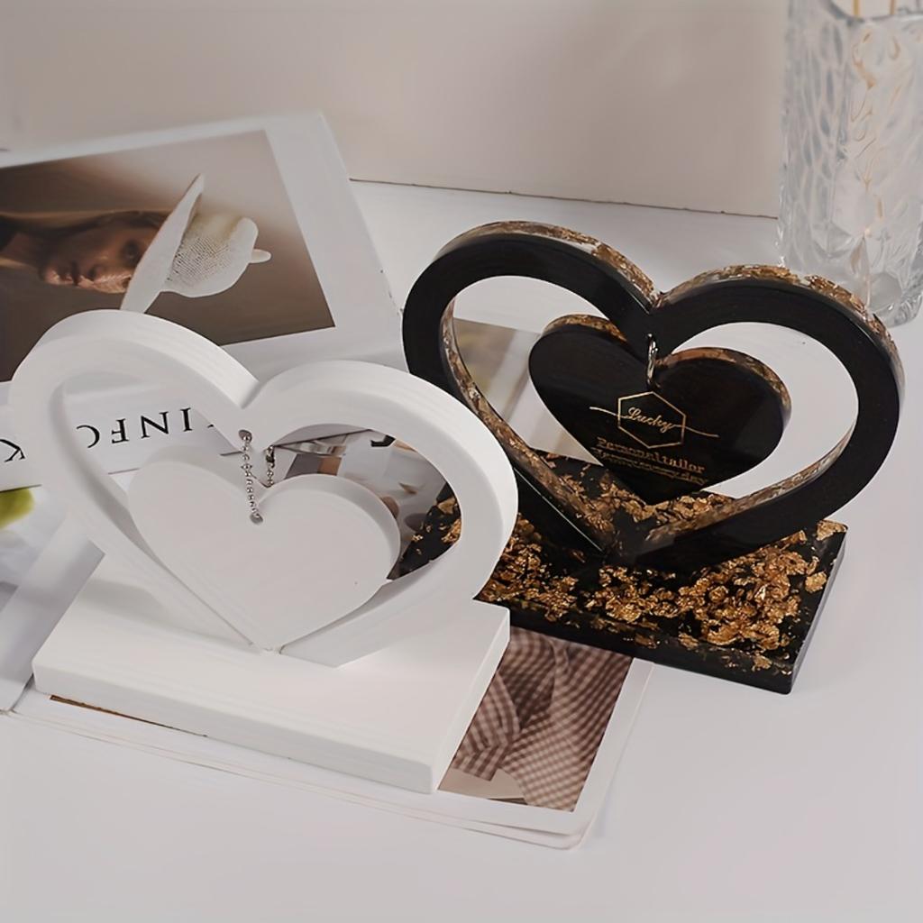 1Pcs Silicone Heart Mold  Anniversaries | Easy to Use, Lofor Perfect Gifts & Decor - Ideal Photos, Couples