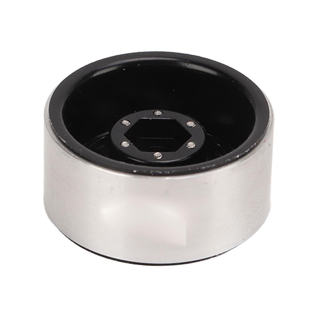 4 Pcs 1in RC Wheel Hub Lightweight RC Car Replacement Metal Wheel Rims for Upgrade