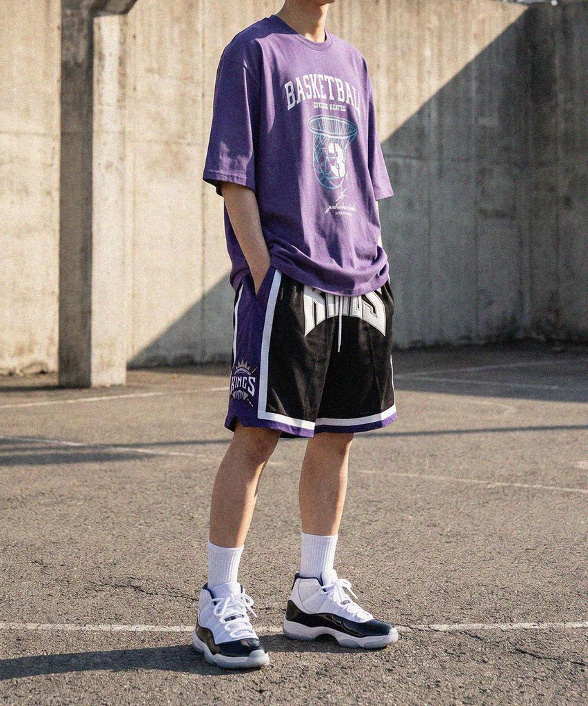 MODERMENT Real Overfit Buzzer Beater Short Sleeve T-Shirt [Blue]