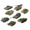 8 Pieces 4D Modern Tank Model 1:72 Heavy Sand Table Wargame Game
