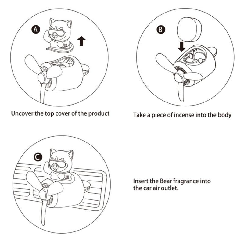 Стайлинг Авто Ароматерапия Хаски/ Медведь Диффузор для духов Вентиляционное отверстие Прекрасные Автоаксессуары Сувенир Подарок
