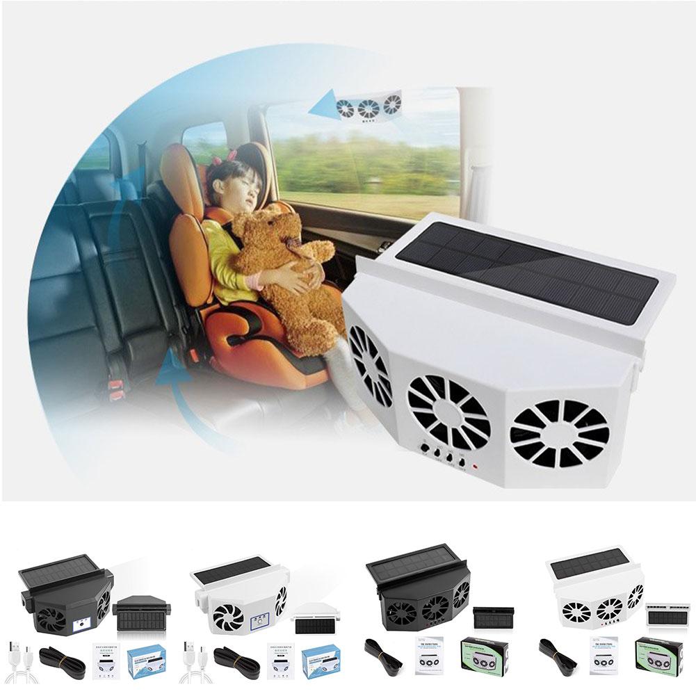 Автомобильный солнечный автомобильный вытяжной вентилятор с двухсторонней вентиляцией, циркуляцией охлаждающего воздуха, водонепроницаемый, очищающий автомобильный солнцезащитный крем, защита V7O3
