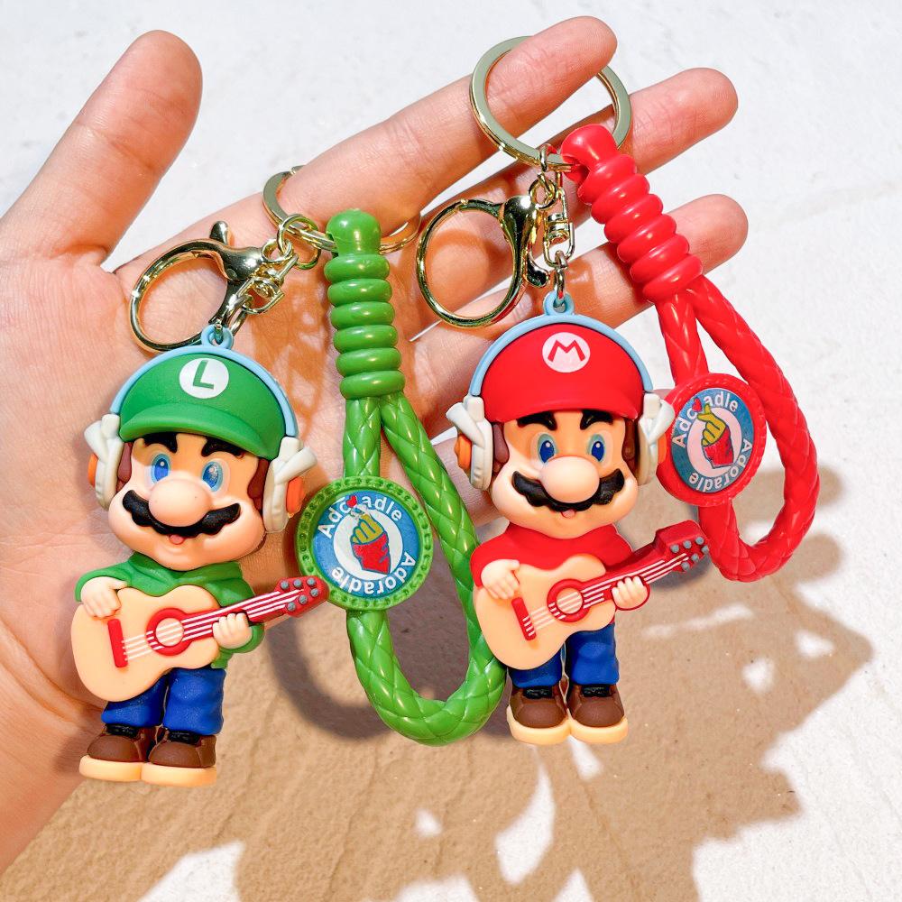 27 Стилей Брелок Super Mario Bros Фигурка Действия Милый Мультяшный Персонаж Игрушка Кукла Модель Украшение Подарок Ребенку на День Рождения