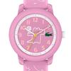 Lacoste 12.12 Series Watch Quartz Movement Silicone Strap Pink Dial Kids watches 2030058