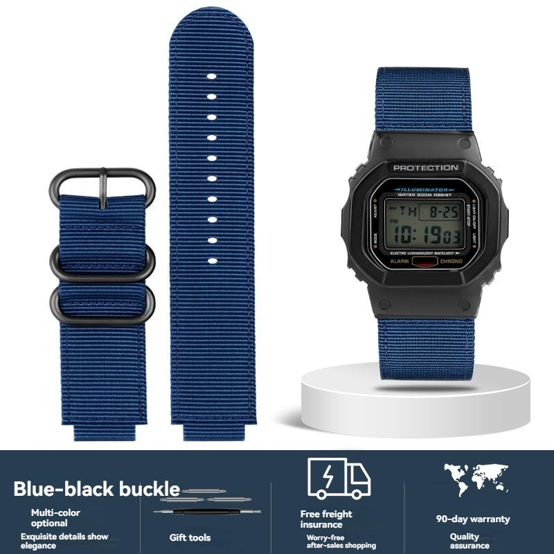 16-мм нейлоновый холщовый ремешок для Casio G-SHOCK GW6900/DW5600/GW-B5600/GM-5600/GA110/GA 2100, сменный ремешок для часов для активного отдыха