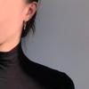 Срочно! Набор из 3 золотых цепочек для ушей / Ежедневный набор из 3 золотых цепочек для ушей - Штифт из хирургической стали
