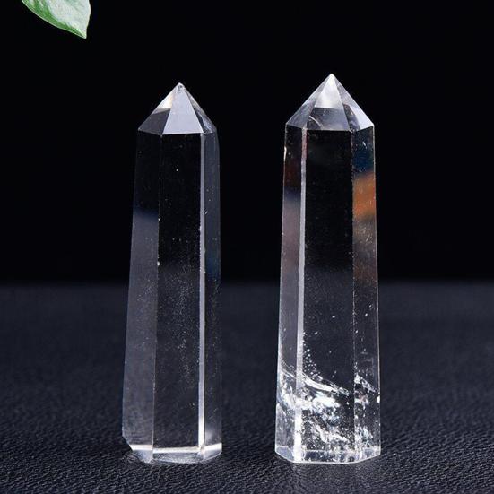 Натуральный кристалл Призма Положительная энергия Камень Столб Украшение для дома Кристалл Башня Камни Аксессуар Подарок для друзей и семьи