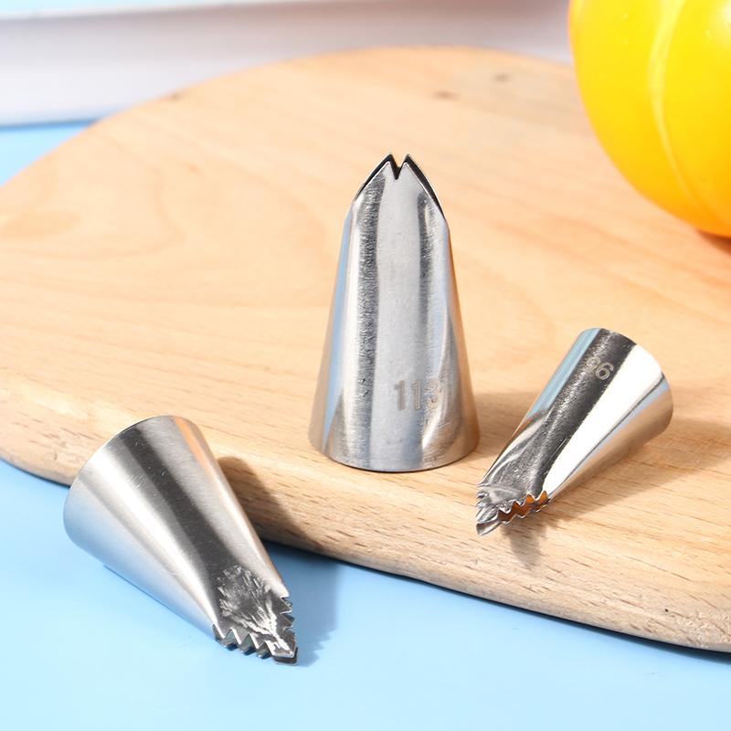 3 шт./набор 95#951#113# Листья насадки для глазури Подсолнух Кондитерские насадки для тортов Инструменты для украшения крема Десерты Декораторы