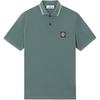 Logo Button Short Sleeve Slim Fit Polo Shirt Men Polo Shirts Dark-Green K1S1522002-SCS0018-V0053