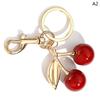1 шт. Изысканный брелок-шарм в виде вишни для сумки, брелок для женщин, подвеска для рюкзака, кошелька, ювелирные аксессуары, подарок, брелок с красной вишней