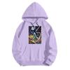 Women's Fashionable Casual Halloween Witch Print Hooded Sweatshirt With Pockets Long Sleeved Sweatshirt