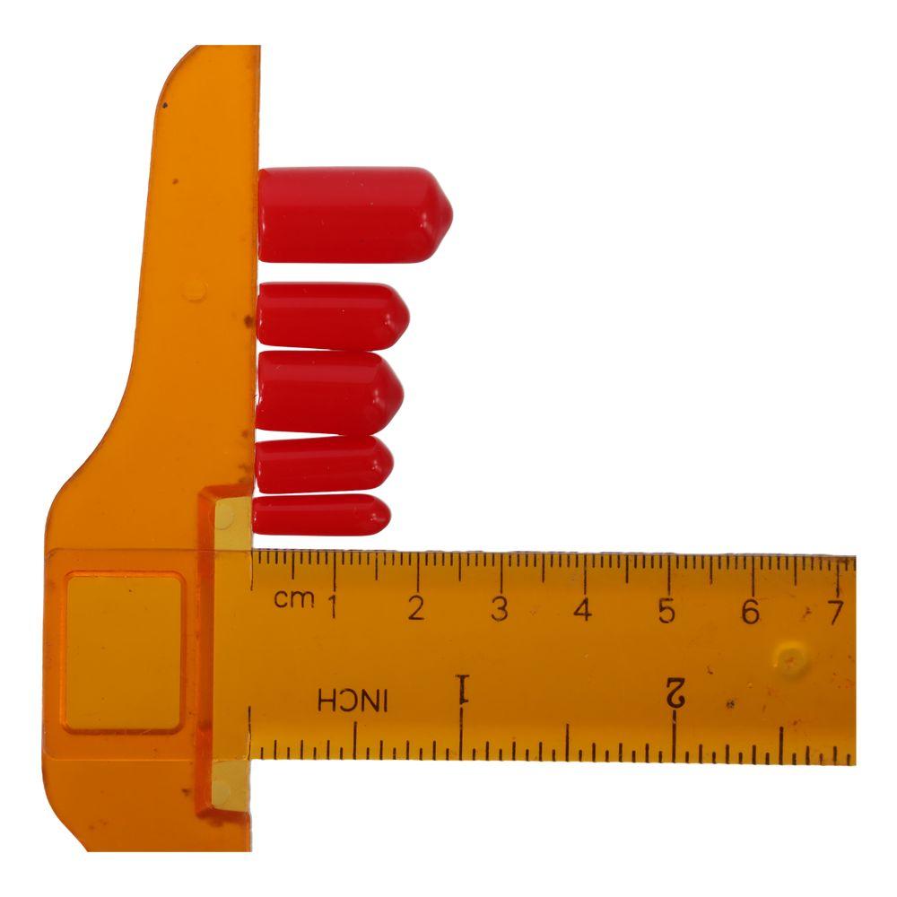 50pcs Black Screw Thread Protectors 3mm~9.5mm Rubber End Caps Split Resistant   Screws