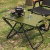 Outdoors Lightweight Folding Picnic Table Aluminum Camping Foldable Table Space-Saving High Load Capacity BBQ Travel Hiking