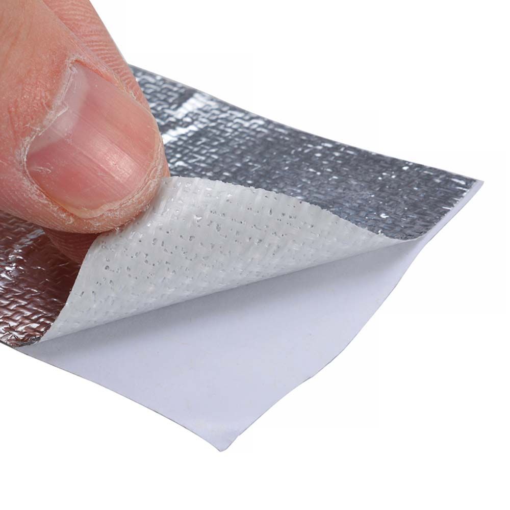 Теплоизоляционная лента для обертывания выхлопной трубы Теплоизоляционная лента Защитная фольга Самоклеящаяся наклейка