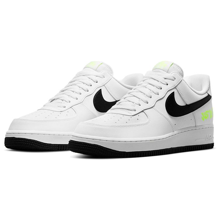 Nike Air Force 1 Low Just Do It - Мужские кроссовки White Volt Black DJ6878-100
