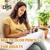 Набор из 8/12 градиентных радужных карандашей для детей и взрослых, гигантские цветные карандаши для рисования, раскрашивания, карандаши для рисования, художественные школьные принадлежности
