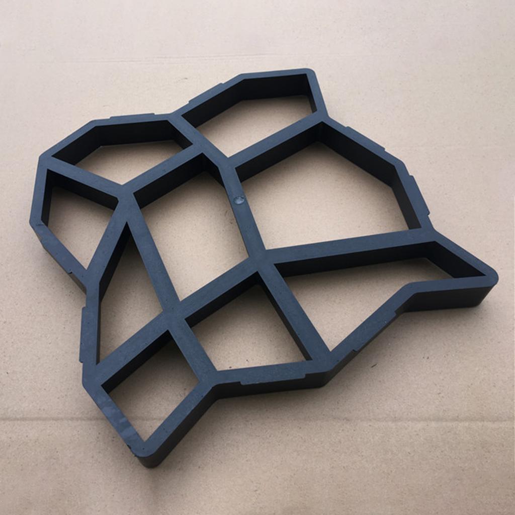 Форма для дорожек многоразовая пластиковая для бетонных дорожек, форма для тротуарной плитки, для формовки камня, для газона, сада, двора