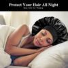 1/2pcs Luxurious Satin Sleep Cap Satin Wide-Brimmed Nightcapelastic Floppy Band Cap Halr Shower Cap Beauty Sleeping Bathshower