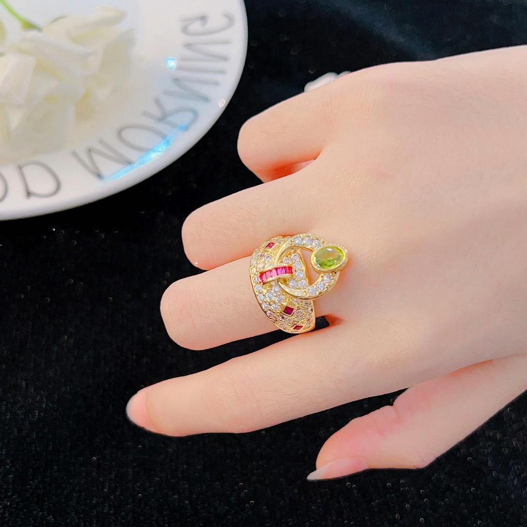 Женское кольцо с антикварными ювелирными изделиями в старинном, высококачественном, элегантном и универсальном стиле, регулируемое отверстие для пар