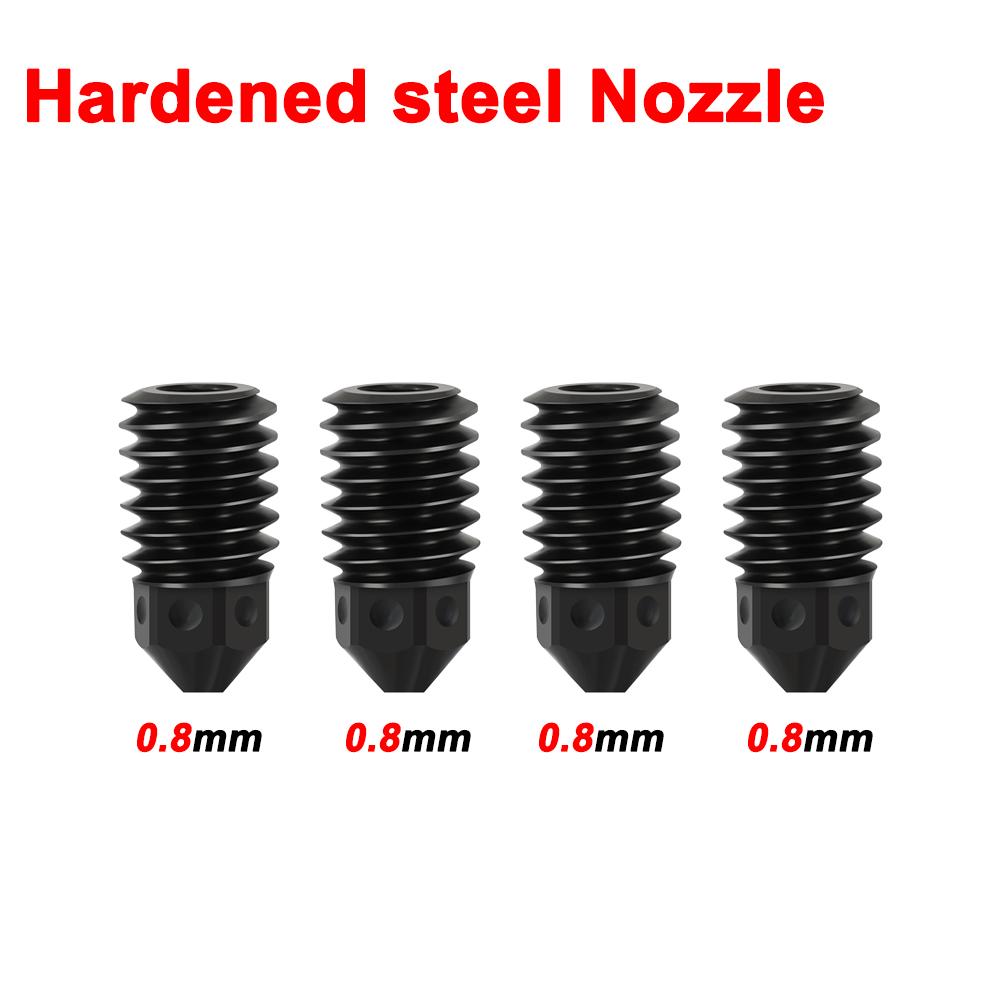 For Bambu Lab P2S Upgraded Hotend 0.2/0.4/0.6/0.8mm Hardened steel nozzle Replacable Hot End Bambulab P2S 3D Printer Print Head
