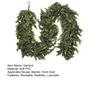 6 футов Рождественская кедровая гирлянда Искусственная сосновая иголка Гирлянда Реалистичная Праздничная Искусственная