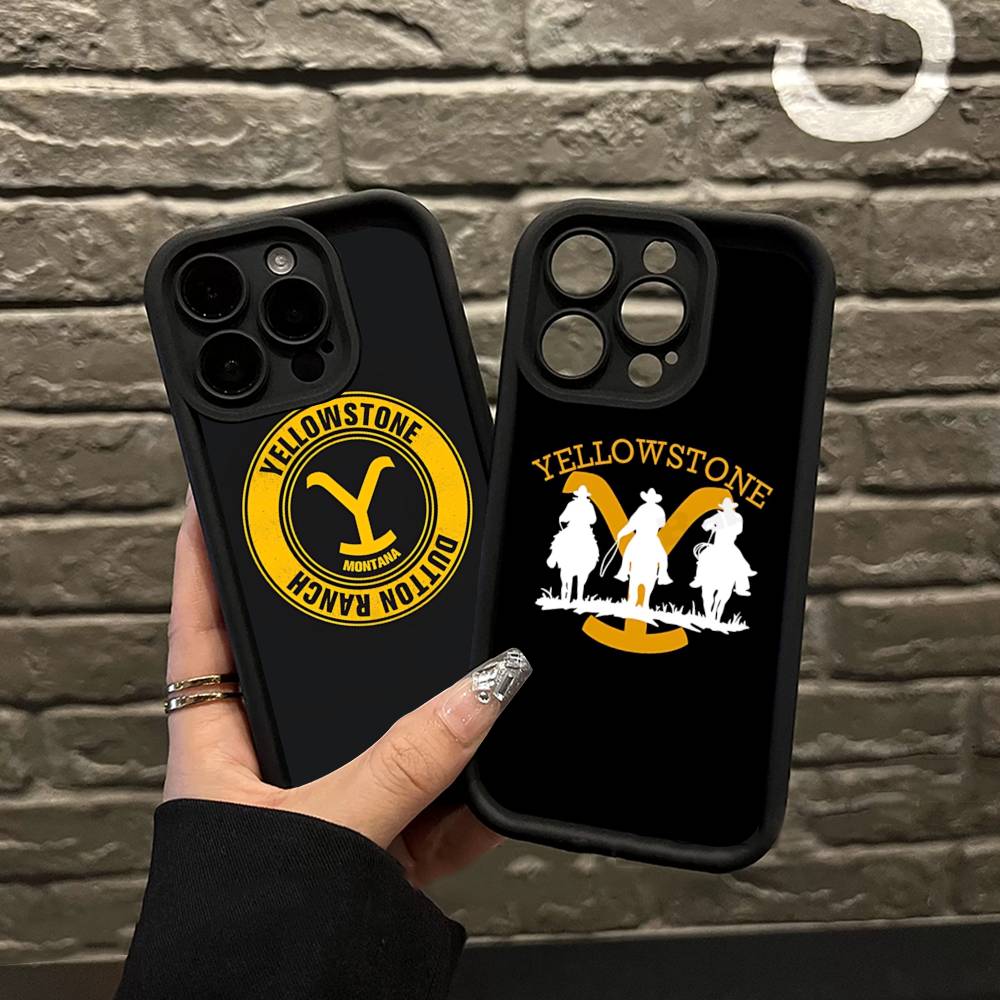 Чехол для телефона с логотипом ТВ Y-yellowstoneS Для IPhone 17 16 15 14 13 Pro Max Plus 12 11 Чехол