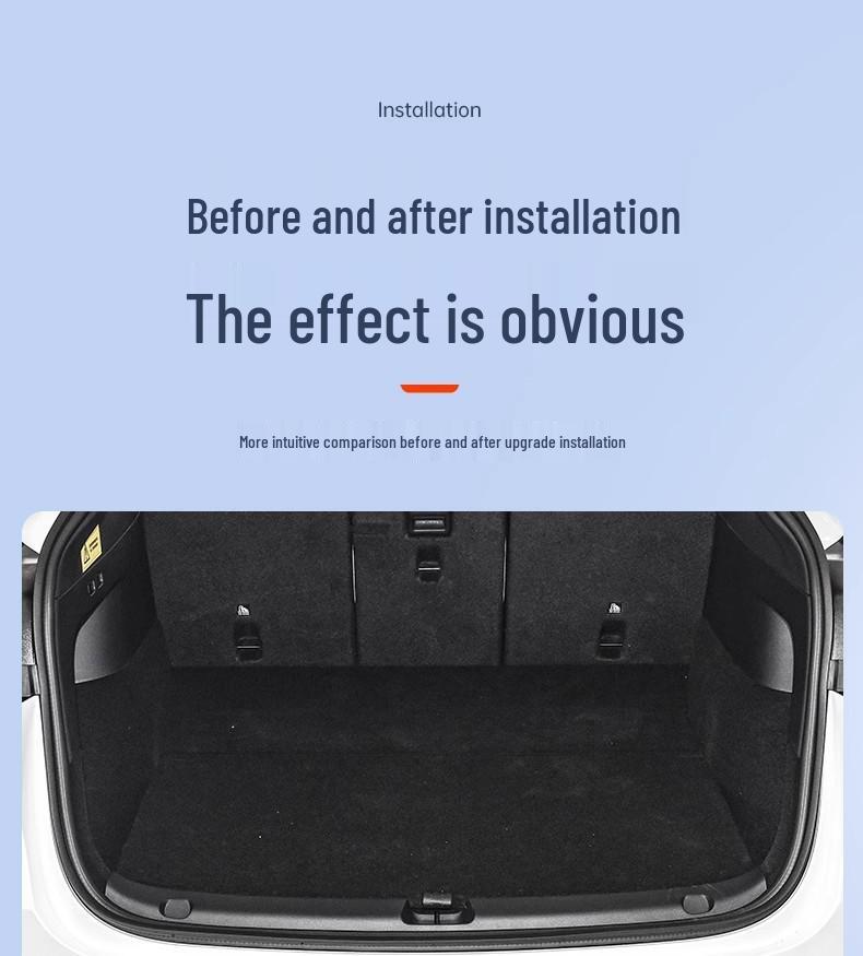 Защита багажника Tesla Model Y и защита порога задней двери из углеродного волокна