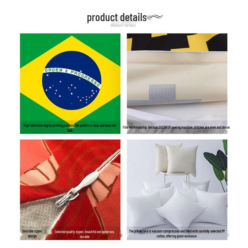 World Cup Fan Print Cushion Pillow