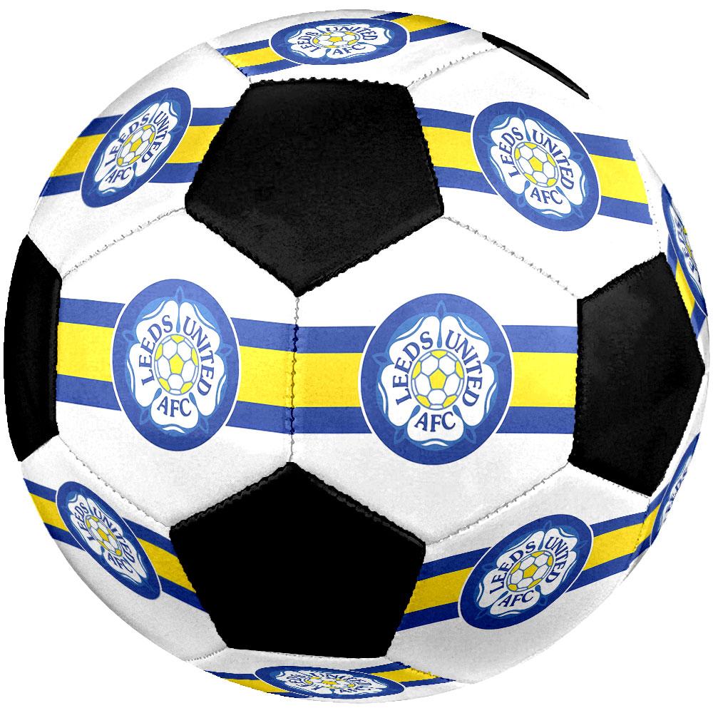 1pc Leeds United Football Club Soccer Ball Size 5 Indoor Soccer Ball Fashion Colorful Backyard Game - Great For Sports Fans Gift HE41