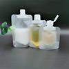 10pcs 30/50/100ml Clamshell Packaging Bag Stand Up Spout Pouch Plastic Hand Sanitizer Lotion Shampoo Makeup Fluid Bottles Travel