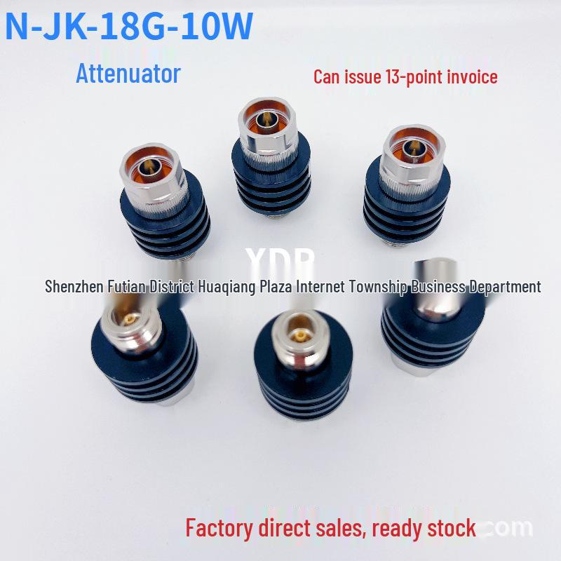 Фиксированный аттенюатор типа N 18G, 1-30 дБ, ВЧ-разъем N-JK