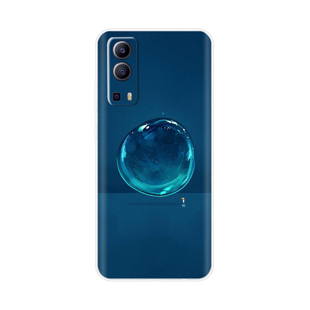 Для Vivo Y72 5G Чехол Силиконовый Мягкий Прозрачный ТПУ Чехол для Телефона Для Vivo Y52 5G vivoY72 Y 72 52 5G Чехол Funda Защитный Coque