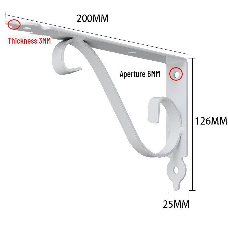 Утолщенный железный треугольный кронштейн для мраморной столешницы