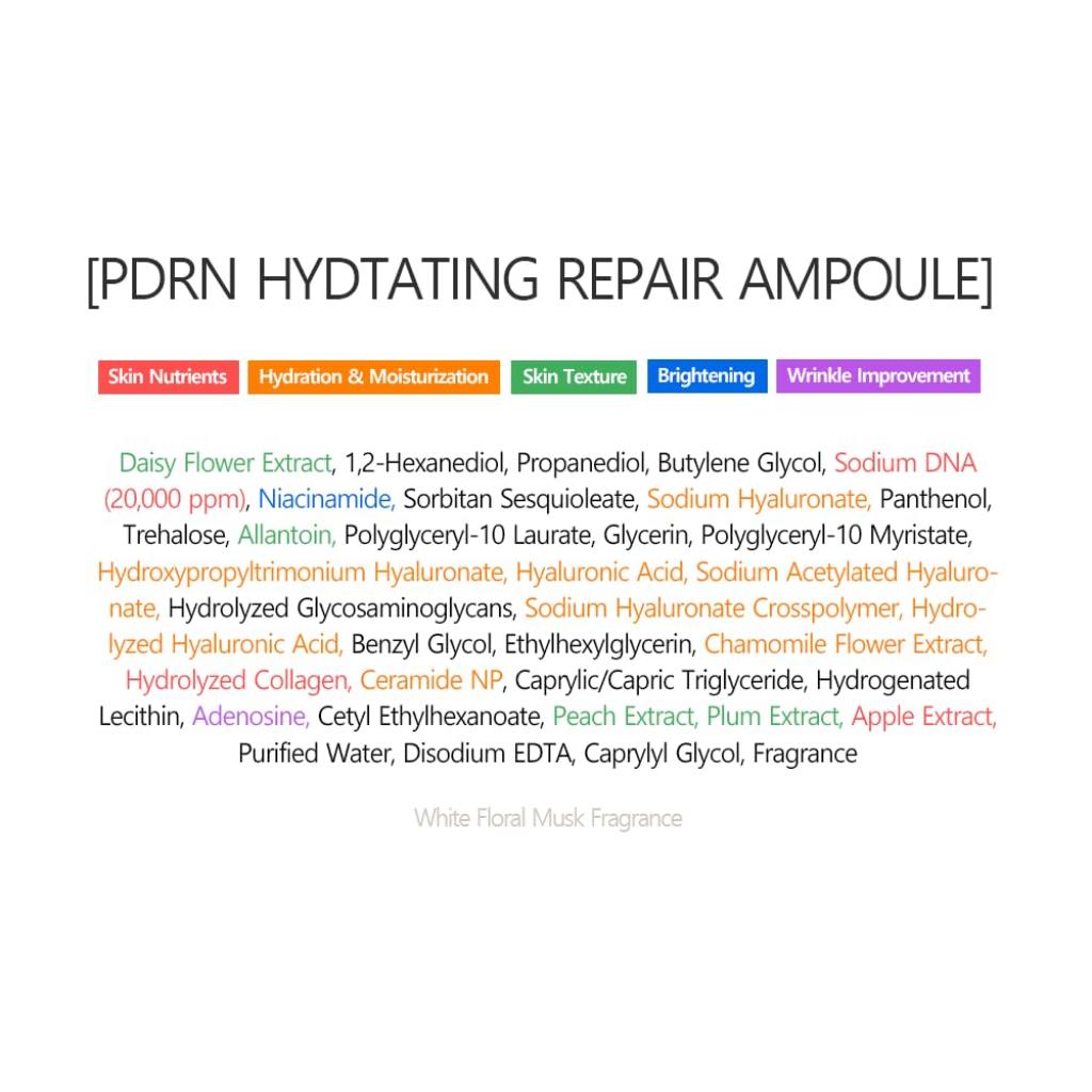 [SWANICOCO] PDRN Увлажняющая восстанавливающая ампула 5 мл x 3 шт.