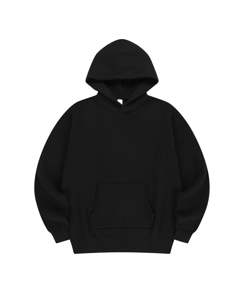 SPERRY Loose Fit Knit Hoodie_Black [Sprn_1001]