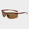 LOOKING4U NeoRetro 8585 Спортивные поляризационные солнцезащитные очки C4 Коричневые