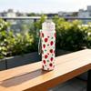 750ML Straw Tumbler Straw Lid Drinking Cup Cute Water Bottle  Outdoor Activity