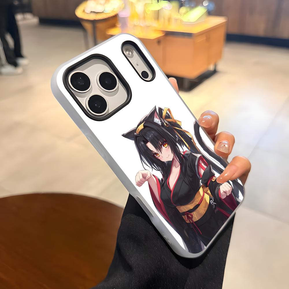 H-high Sschool D-D Kuroka Phone Case For IPhone 17 Air 16 E 15 14 Plus 13 12 11 Pro Max Jelly 2 In 1 Protective Case